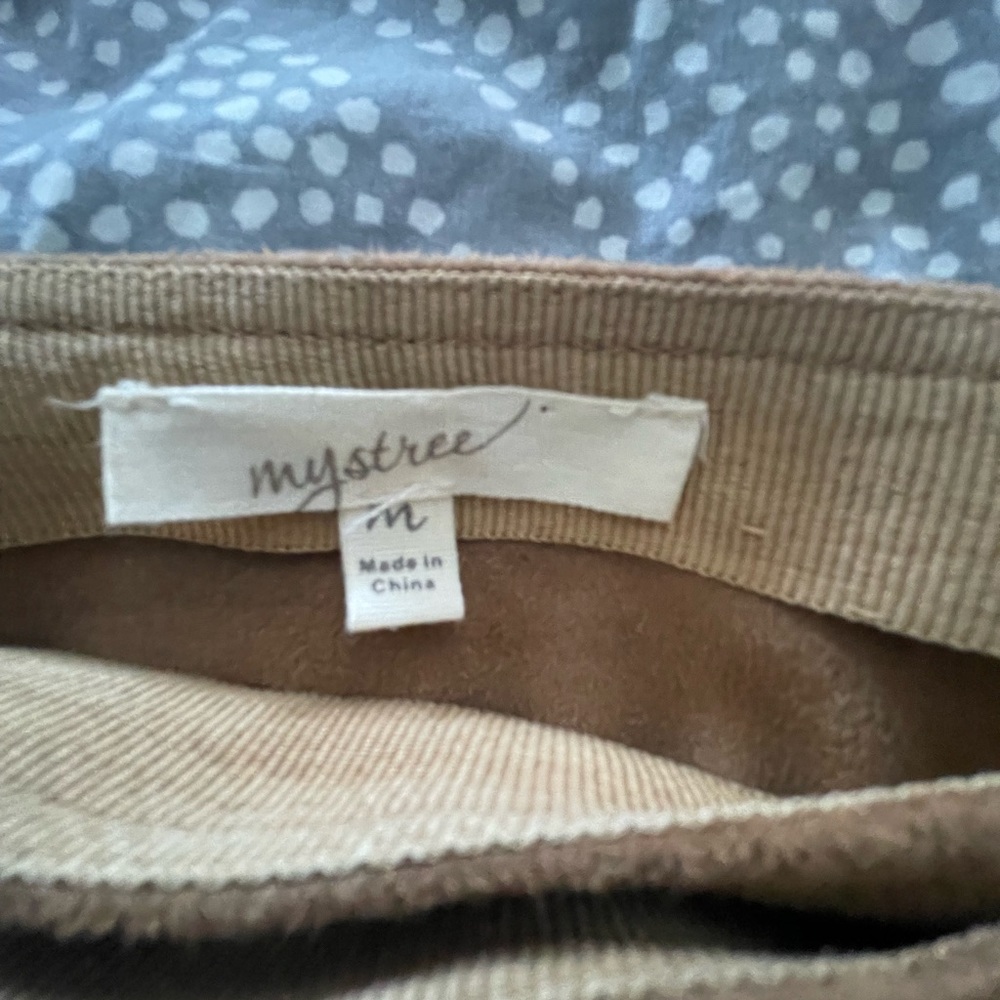 Nwot Mystree Suede Wrap Button Skirt - image 3